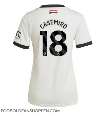 Manchester United Casemiro #18 Tredjetrøje Dame 2024-25 Kortærmet